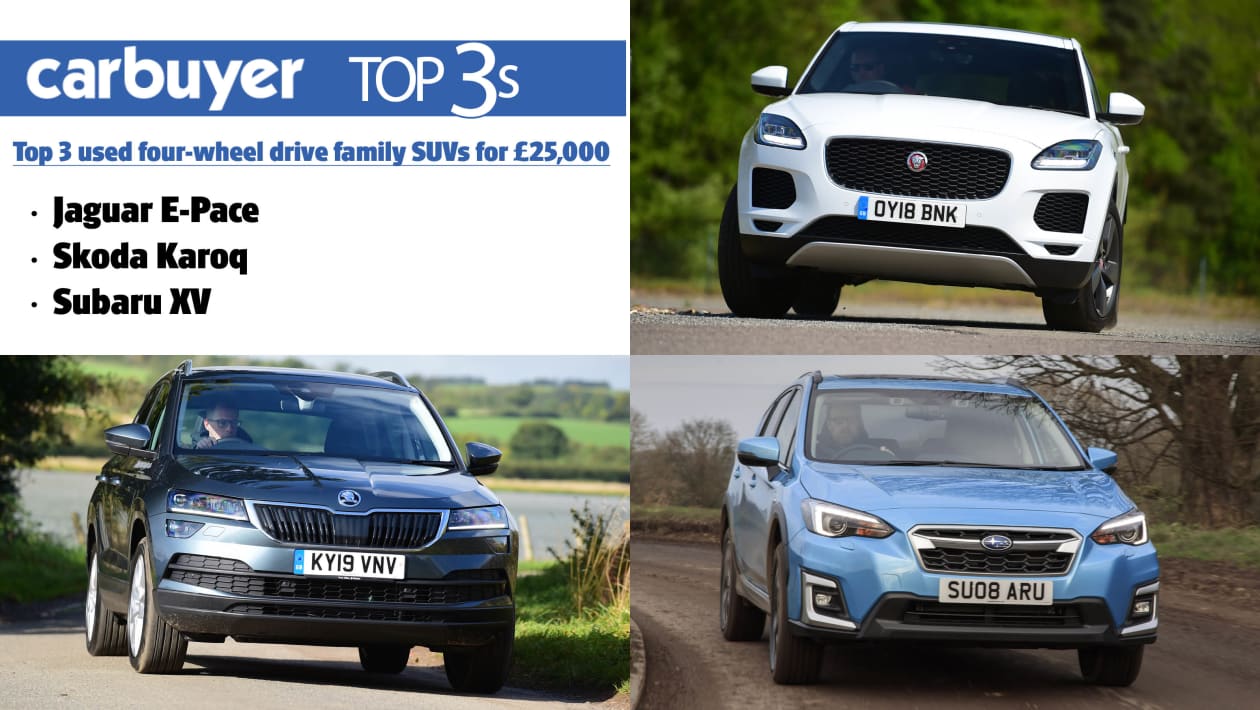 Top 3 used fourwheel drive family SUVs for £25,000 Carbuyer
